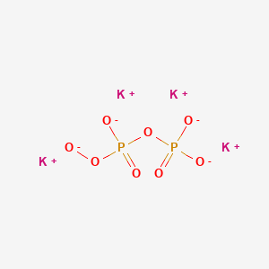 molecular formula K4O8P2 B103593 Tetrapotassium peroxydiphosphorate CAS No. 15593-49-4