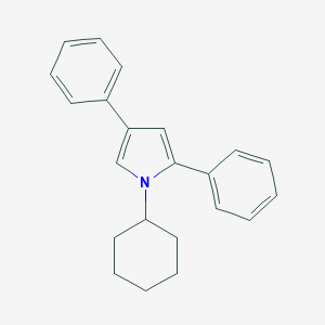 molecular formula C22H23N B103621 1-Cyclohexyl-2,4-diphenylpyrrole CAS No. 15811-42-4