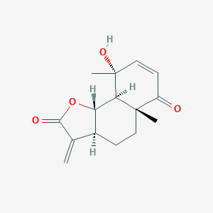 molecular formula C15H18O4 B103631 Arglanin CAS No. 16981-97-8