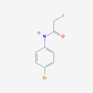 molecular formula C8H7BrINO B103666 N-(4-bromophenyl)-2-iodoacetamide CAS No. 17641-04-2