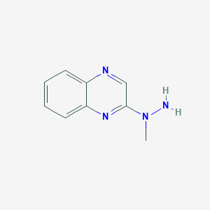 B103667 2-(1-Methylhydrazinyl)quinoxaline CAS No. 16621-55-9