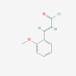 molecular formula C10H9ClO2 B103673 (2E)-3-(2-Methoxyphenyl)acryloyl chloride CAS No. 15851-91-9