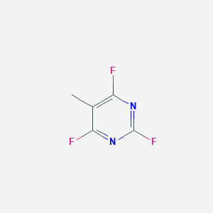 molecular formula C5H3F3N2 B103681 2,4,6-Trifluoro-5-methylpyrimidine CAS No. 18260-60-1