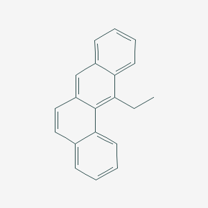 molecular formula C20H16 B103690 苯并(a)蒽，12-乙基- CAS No. 18868-66-1