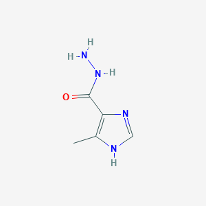 molecular formula C5H8N4O B103691 4-methyl-1H-imidazole-5-carbohydrazide CAS No. 71704-67-1