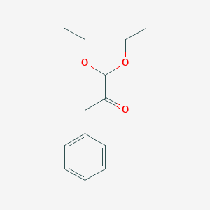 molecular formula C13H18O3 B103692 2-Propanone, 1,1-diethoxy-3-phenyl- CAS No. 19256-31-6