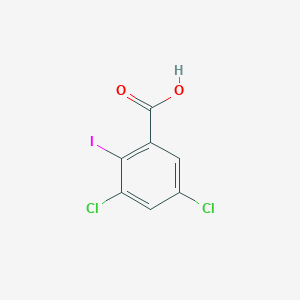 molecular formula C7H3Cl2IO2 B103694 3,5-dichloro-2-iodo-benzoic Acid CAS No. 15396-37-9