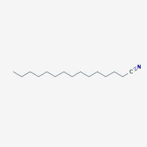 molecular formula C15H29N B103695 Pentadecanenitrile CAS No. 18300-91-9