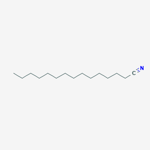 molecular formula C15H29N B103695 十五烷腈 CAS No. 18300-91-9