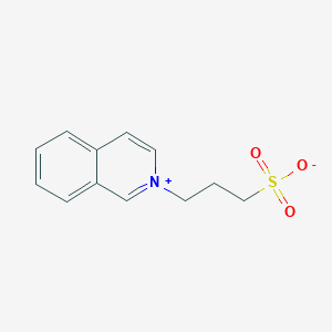 molecular formula C12H13NO3S B103696 Isoquinolinium, 2-(3-sulfopropyl)-, inner salt CAS No. 15589-64-7