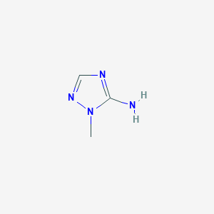 molecular formula C3H6N4 B103705 1-Methyl-1h-1,2,4-triazol-5-amine CAS No. 15795-39-8