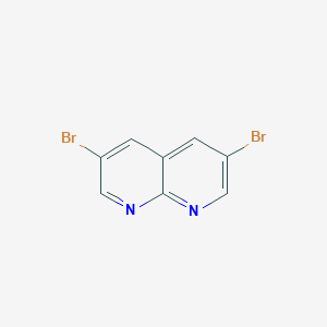 molecular formula C8H4Br2N2 B103713 3,6-二溴-1,8-萘啶 CAS No. 17965-79-6
