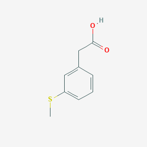 molecular formula C9H10O2S B103716 3-(甲硫基)苯乙酸 CAS No. 18698-73-2