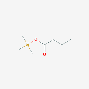 molecular formula C7H16O2Si B103721 Butanoic acid, trimethylsilyl ester CAS No. 16844-99-8