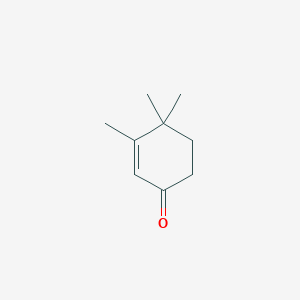 molecular formula C9H14O B103722 2-Cyclohexen-1-one, 3,4,4-trimethyl- CAS No. 17299-41-1
