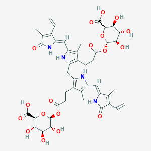 molecular formula C45H52N4O18 B103727 胆红素二葡萄糖醛酸酯 CAS No. 17459-92-6