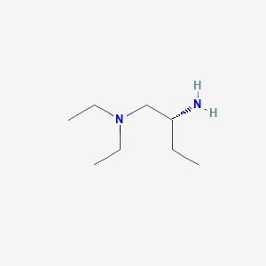 molecular formula C8H20N2 B103734 (2R)-1-N,1-N-diethylbutane-1,2-diamine CAS No. 16250-34-3