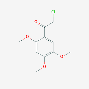 molecular formula C11H13ClO4 B103737 2-Chloro-1-(2,4,5-trimethoxy-phenyl)-ethanone CAS No. 19278-85-4