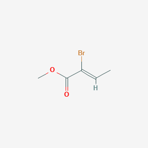 molecular formula C5H7BrO2 B103739 Methyl 2-bromo-2-butenoate CAS No. 17642-18-1