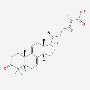molecular formula C30H44O3 B103741 ganoderic acid S CAS No. 16929-95-6