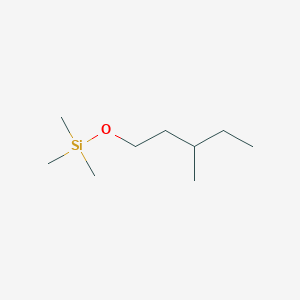 molecular formula C9H22OSi B103745 Trimethyl[(3-methylpentyl)oxy]silane CAS No. 17888-64-1