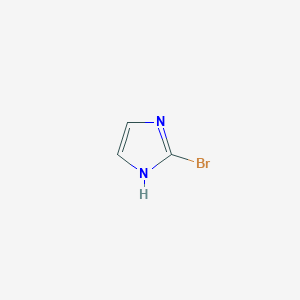 molecular formula C3H3BrN2 B103750 2-溴-1H-咪唑 CAS No. 16681-56-4