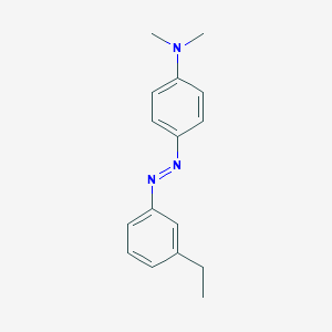 molecular formula C16H19N3 B103753 3'-Ethyl-4-dimethylaminoazobenzene CAS No. 17010-65-0