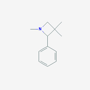molecular formula C12H17N B103756 1,3,3-Trimethyl-2-phenylazetidine CAS No. 15451-12-4