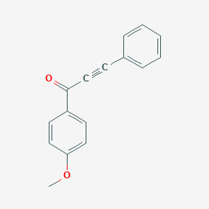 molecular formula C16H12O2 B103757 1-(4-Methoxyphenyl)-3-phenylprop-2-yn-1-one CAS No. 16616-43-6