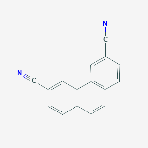 B103761 3,6-Phenanthrenedicarbonitrile CAS No. 18930-78-4