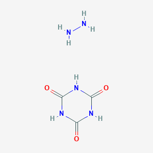 molecular formula C3H7N5O3 B103766 Hydrazine cyanurate CAS No. 18836-29-8