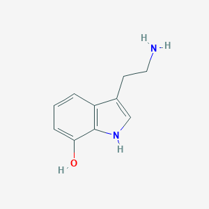 molecular formula C10H12N2O B103769 3-(2-aminoethyl)-1H-indol-7-ol CAS No. 15700-23-9