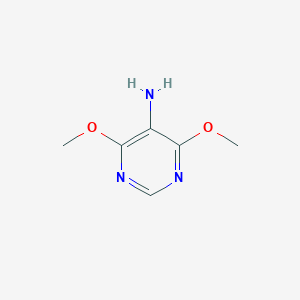 molecular formula C6H9N3O2 B103774 4,6-二甲氧基嘧啶-5-胺 CAS No. 15846-15-8