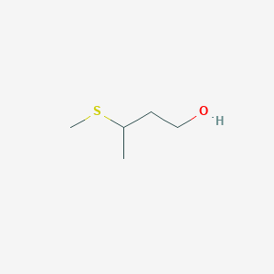 molecular formula C5H12OS B103776 3-(Methylsulfanyl)butan-1-OL CAS No. 16630-56-1
