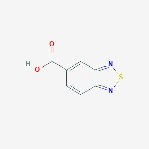 molecular formula C7H4N2O2S B103786 2,1,3-Benzothiadiazole-5-carboxylic acid CAS No. 16405-98-4