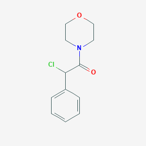 molecular formula C12H14ClNO2 B103788 4-[Chloro(phenyl)acetyl]morpholine CAS No. 18504-71-7