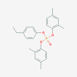 molecular formula C24H27O4P B103793 Bis(2,4-dimethylphenyl) 4-ethylphenyl phosphate CAS No. 17269-77-1