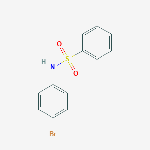 molecular formula C12H10BrNO2S B103794 Benzenesulfonamide, N-(4-bromophenyl)- CAS No. 16468-97-6