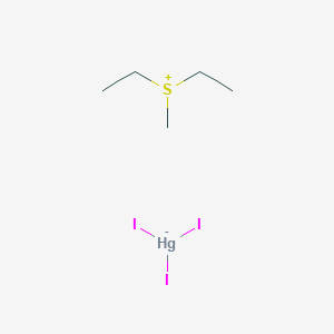 molecular formula C5H13HgI3S B103797 Diethyl(methyl)sulfanium;triiodomercury(1-) CAS No. 19481-39-1