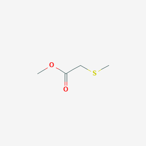 molecular formula C4H8O2S B103809 甲基（甲硫基）乙酸酯 CAS No. 16630-66-3