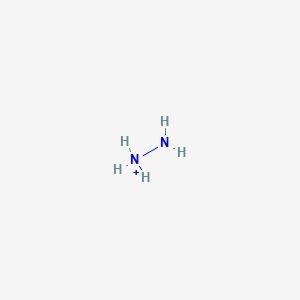 molecular formula H5N2+ B103819 Hydrazinium CAS No. 18500-32-8