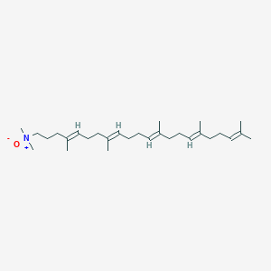 molecular formula C29H51NO B010383 (4E,8E,12E,16E)-N,N,4,8,13,17,21-heptamethyldocosa-4,8,12,16,20-pentaen-1-amine oxide CAS No. 100692-38-4