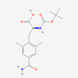 (S)-2-((tert-Butoxycarbonyl)amino)-3-(4-carbamoyl-2,6-dimethylphenyl)propanoic acid