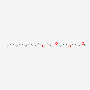 molecular formula C14H30O4 B103834 2-[2-(2-辛氧乙氧基)乙氧基]乙醇 CAS No. 19327-38-9