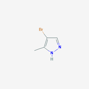 molecular formula C4H5BrN2 B103841 4-Bromo-3-methyl-1H-pyrazole CAS No. 13808-64-5