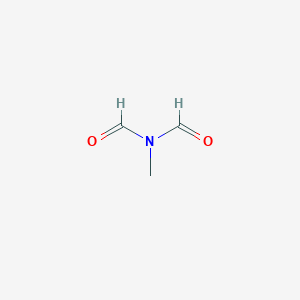 molecular formula C3H5NO2 B103843 甲酰胺，甲酰基-甲基- CAS No. 18197-25-6