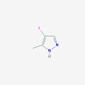 molecular formula C4H5IN2 B103845 4-Iodo-3-methyl-1H-pyrazole CAS No. 15802-75-2