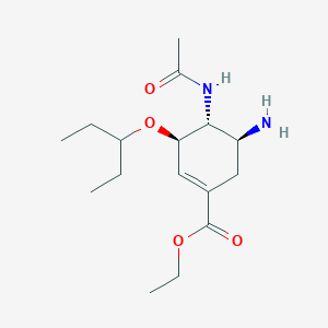 molecular formula C16H28N2O4 B103847 Oseltamivir CAS No. 196618-13-0