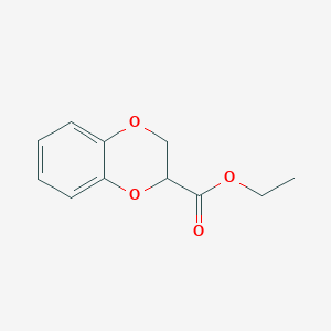 molecular formula C11H12O4 B103863 Ethyl 1,4-benzodioxan-2-carboxylate CAS No. 4739-94-0