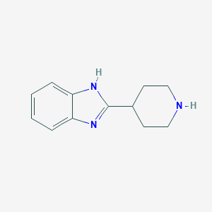 molecular formula C12H15N3 B103876 2-(Piperidin-4-YL)-1H-benzo[D]imidazole CAS No. 38385-95-4